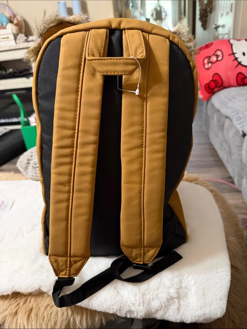 Loungefly Star Wars Ewok Brown Full Size Backpack and Wristlet NWT